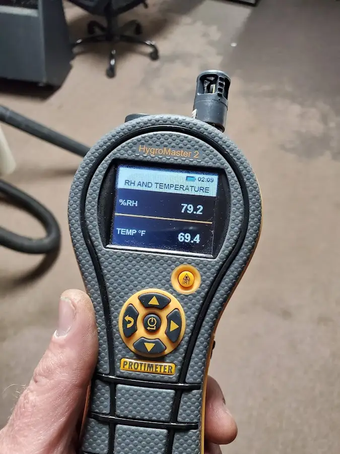 Moisture meter humidity assessment for Mold Remediation & Removal in McCalla